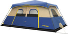 8–10 Person Instant Cabin Camping Tent with Room Divider