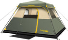 4-6 PERSON INSTANT CABIN CAMPING TENT – WATERPROOF FAMILY TENT WITH RAINFLY & CARRY BAG