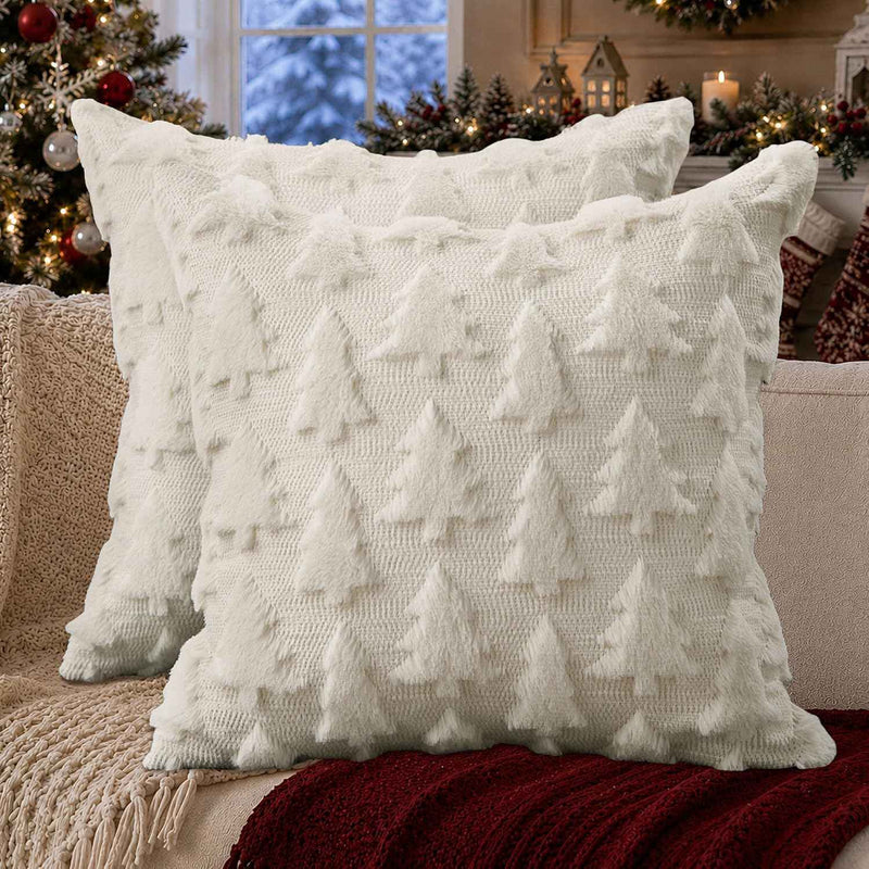 Christmas Pillow Covers 18x18 – Decorative Set of 2