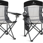 CAMPING CHAIRS – 2-PACK FOLDING CHAIRS WITH COOLER BAG