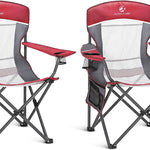 CAMPING CHAIRS – 2-PACK FOLDING CHAIRS WITH COOLER BAG