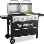 Portable Charcoal Grill, Tabletop Outdoor Barbecue Smoker, Small BBQ Grill for Outdoor Cooking Backyard Camping Picnics Beach
