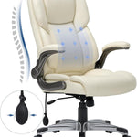 High-Back Office Chairs – Flip-Up Arm & Reclining Footrest Styles
