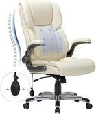 High-Back Office Chairs – Flip-Up Arm & Reclining Footrest Styles