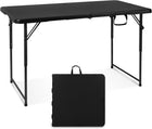 4 ft Adjustable Folding Camping Table