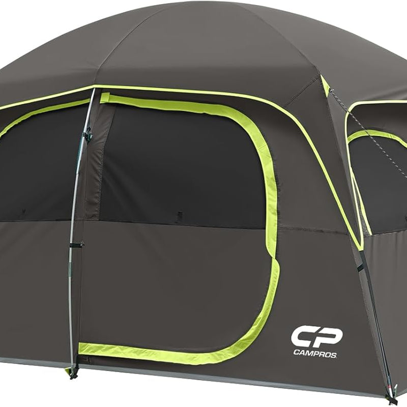 Family Dome Camping Tent - 5-8, 6 & 8 Person - Waterproof, Rainfly & Carry Bag