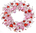 VALENTINE WREATHS FOR FRONT DOOR – HEART & BERRY FLORAL WREATH FOR VALENTINE’S DAY DÉCOR