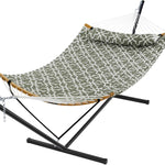 2-Person Hammock with Adjustable-Height Stand, Pillow & Carrying Bag