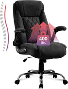 High-Back Office Chairs – Flip-Up Arm & Reclining Footrest Styles