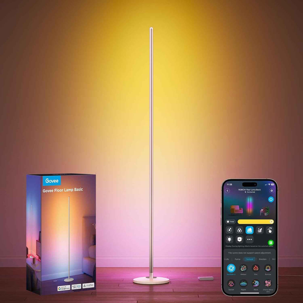 FLOOR LAMP – SMART RGBIC CORNER LAMP WITH MUSIC SYNC
