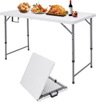 4 ft Adjustable Folding Camping Table
