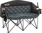 Oversized 2-Person Folding Camping Loveseat Chair – Heavy Duty Outdoor Seating