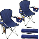 CAMPING CHAIRS – 2-PACK FOLDING CHAIRS WITH COOLER BAG