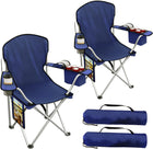 CAMPING CHAIRS – 2-PACK FOLDING CHAIRS WITH COOLER BAG