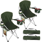 CAMPING CHAIRS – 2-PACK FOLDING CHAIRS WITH COOLER BAG