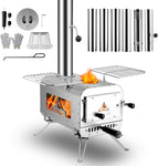PORTABLE WOOD STOVE FOR CAMPING, TENT STOVE - Media 1