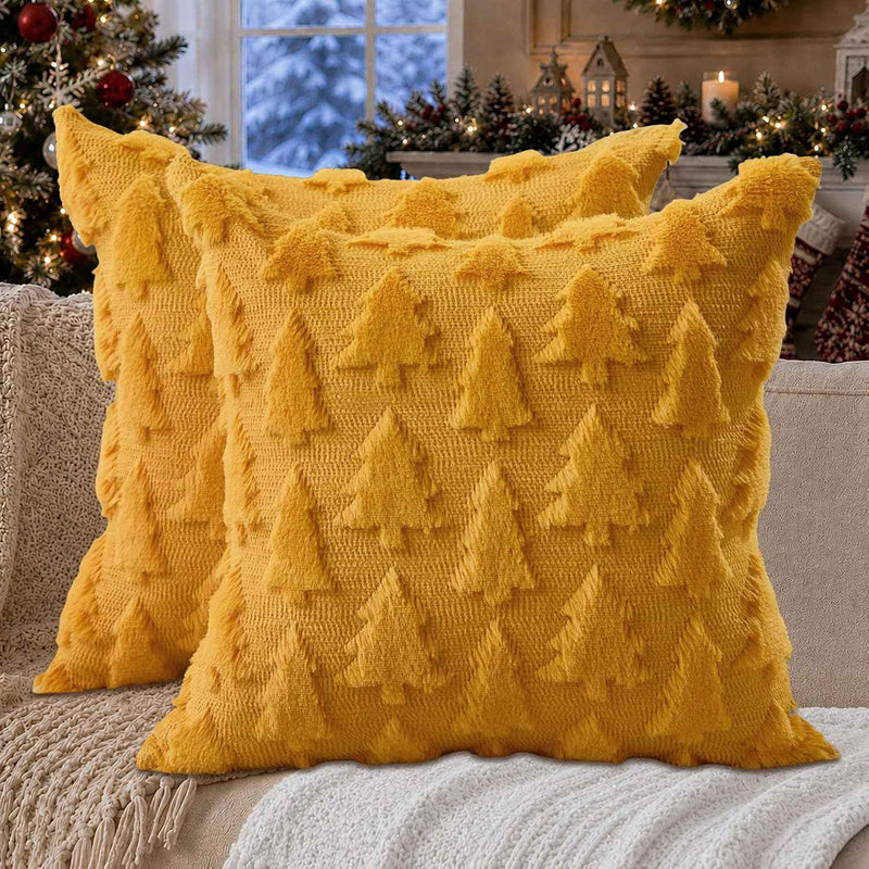 Christmas Pillow Covers 18x18 – Decorative Set of 2