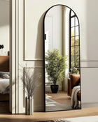 FULL LENGTH MIRROR – ARCHED STANDING & WALL-MOUNT DESIGN
