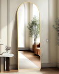 FULL LENGTH MIRROR – ARCHED STANDING & WALL-MOUNT DESIGN - Media 1