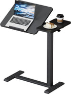 Adjustable Overbed Table With Wheels for Bed & Laptop
