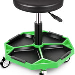 360° Swivel Pneumatic Mechanic Stool — 300–330 lbs Capacity, Padded Seat | Trufairs