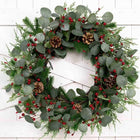 Artificial Christmas Wreath for Front Door, Christmas Wreaths, Greenery Winter Wreaths Holiday Decor