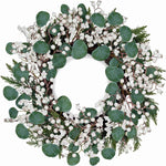 CHRISTMAS BERRY WREATH FOR FRONT DOOR – WINTER PINE HOLIDAY DÉCOR