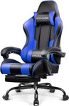 GAMING CHAIR WITH FOOTREST – LUMBAR SUPPORT & 360° SWIVEL - Media 1
