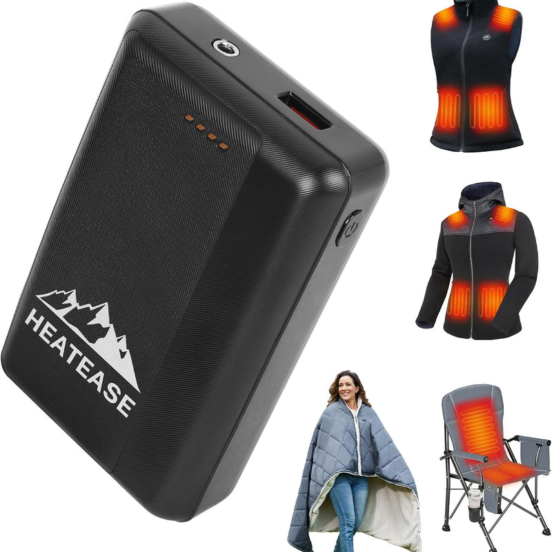 Rechargeable USB Power Bank for Heated Camping Chairs & Blankets — 15,000–20,000mAh