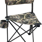 Tri-Lite Tripod Stool with Backrest, Cup Holder & Carry Strap (225 lb Capacity)