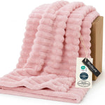 Throw Blanket – Soft, Lightweight Ribbed Design