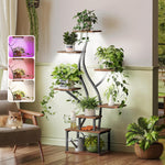 Plant Stand with Grow Lights – Indoor Plant Shelf, 4 to 9 Tiers