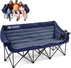 Oversized 3-Person Folding Camping Loveseat Chair – Heavy Duty Outdoor Seating