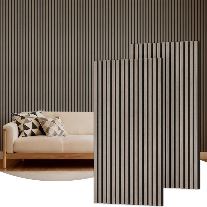 Wood Slat Acoustic Wall Panels – 2, 4 & 6 Packs