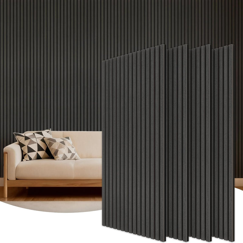 Wood Slat Acoustic Wall Panels – 2, 4 & 6 Packs