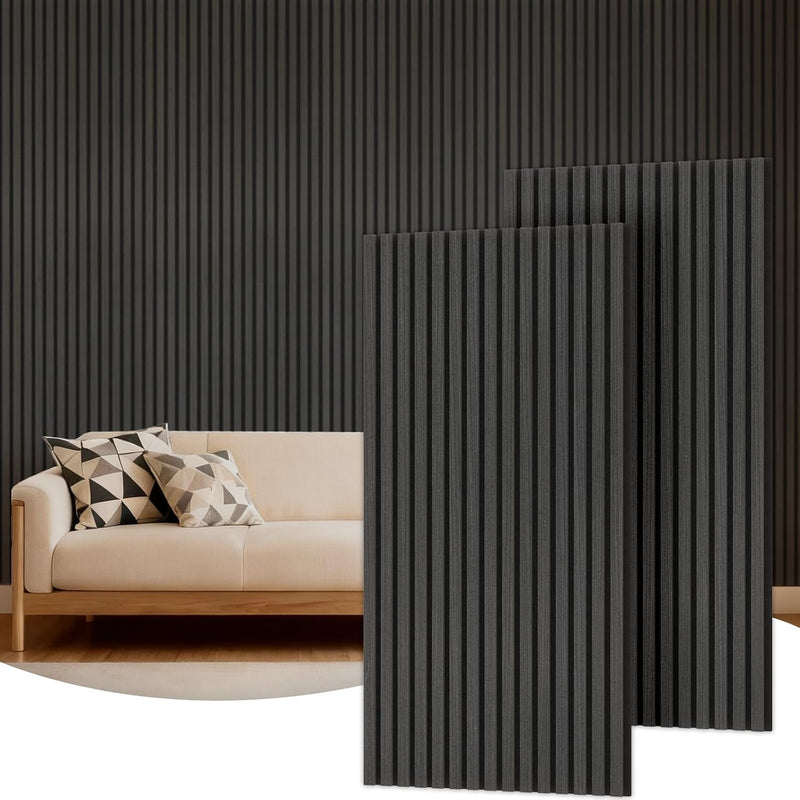 Wood Slat Acoustic Wall Panels – 2, 4 & 6 Packs