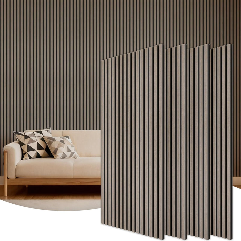 Wood Slat Acoustic Wall Panels – 2, 4 & 6 Packs