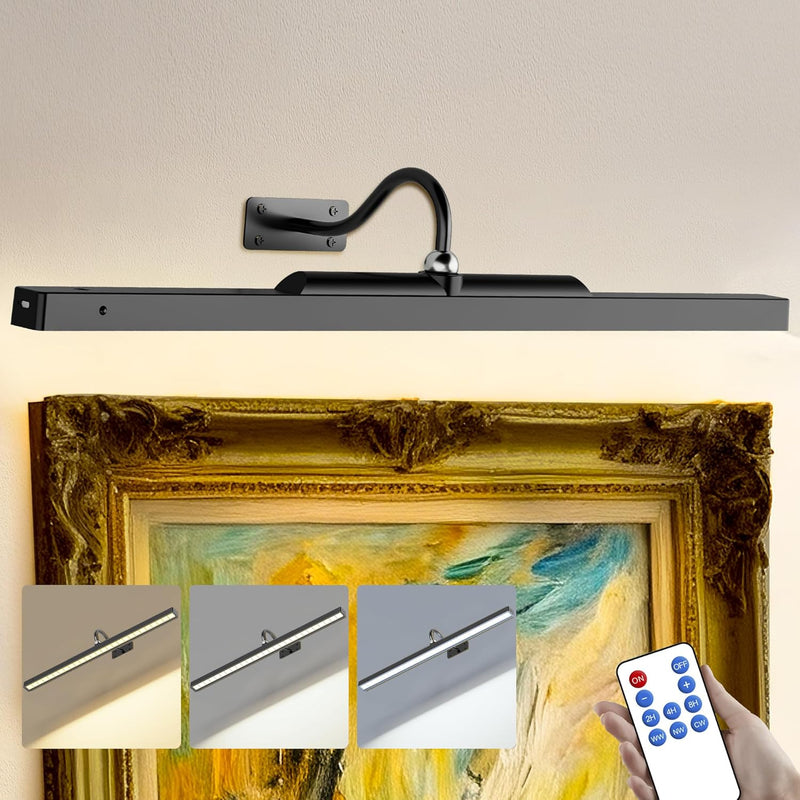 Rechargeable Cordless Picture Lights with Remote Control
