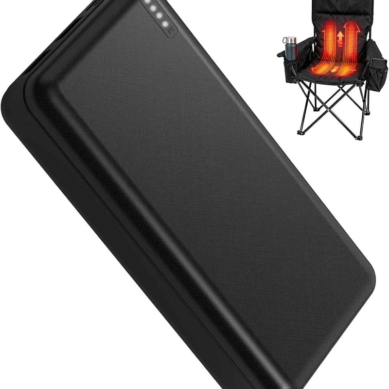 15,000–20,000MAH 5V/2A USB BATTERY PACK – RECHARGEABLE POWER BANK FOR HEATED CAMPING CHAIRS & BLANKETS