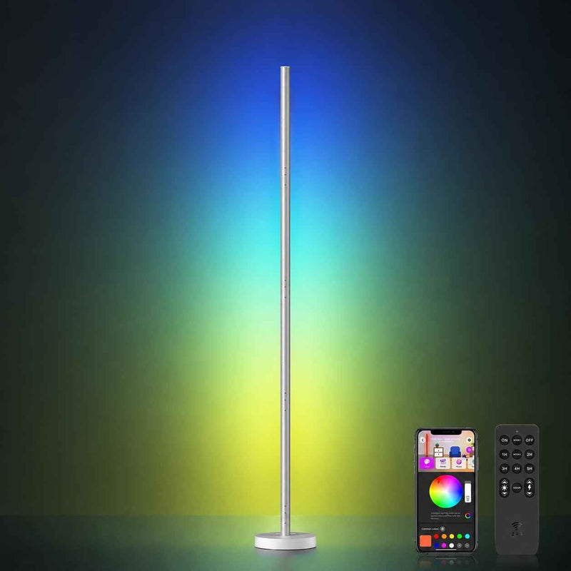 FLOOR LAMP – SMART RGBIC CORNER LAMP WITH MUSIC SYNC