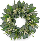 EUCALYPTUS WREATH FOR FRONT DOOR – FARMHOUSE GREENERY DÉCOR