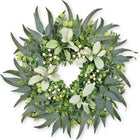 EUCALYPTUS WREATH FOR FRONT DOOR – FARMHOUSE GREENERY DÉCOR