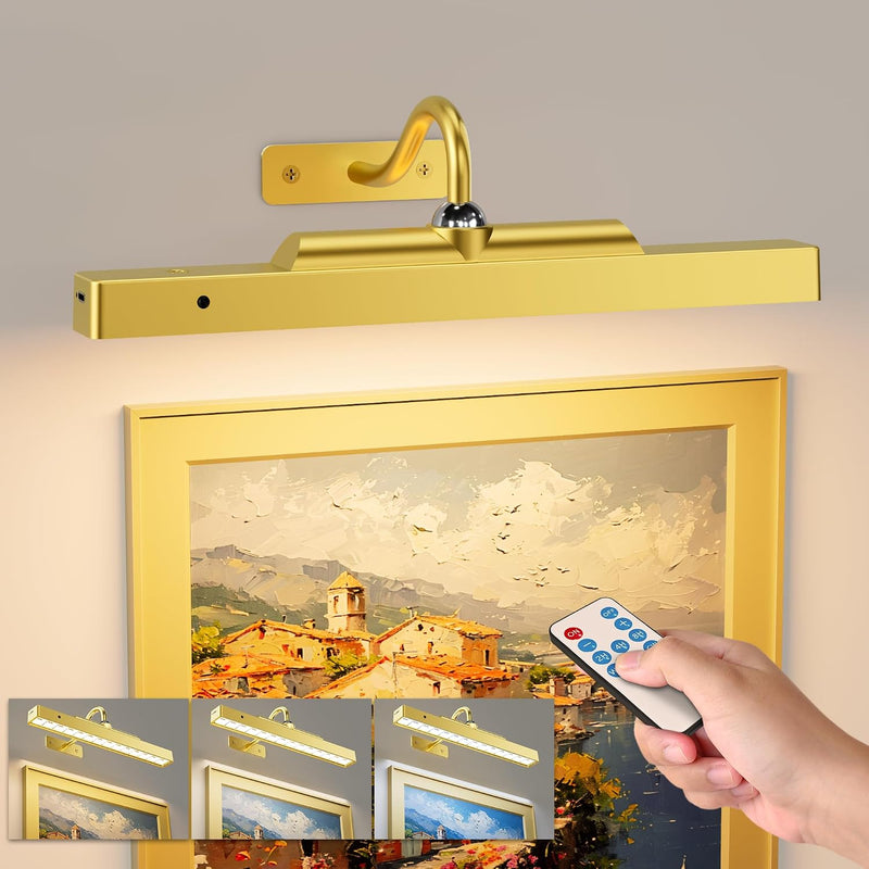Rechargeable Cordless Picture Lights with Remote Control