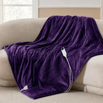 Heated Throw Blanket – Flannel & Sherpa, 6 Heat Levels