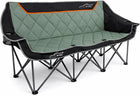 Oversized 3-Person Folding Camping Loveseat Chair – Heavy Duty Outdoor Seating