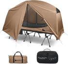 1-Person Elevated Camping Cot Tent Combo