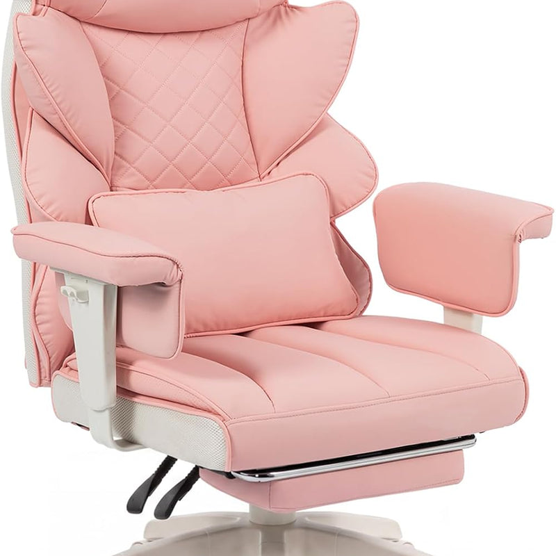 High-Back Office Chairs – Flip-Up Arm & Reclining Footrest Styles