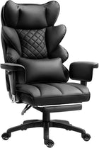 High-Back Office Chairs – Flip-Up Arm & Reclining Footrest Styles