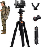 360° Swivel Hunting Chair with Adjustable Legs & Rifle Rest – Portable Tripod Seat