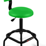 Rolling Mechanic Chair with Backrest and Footrest, 300-340 lb
